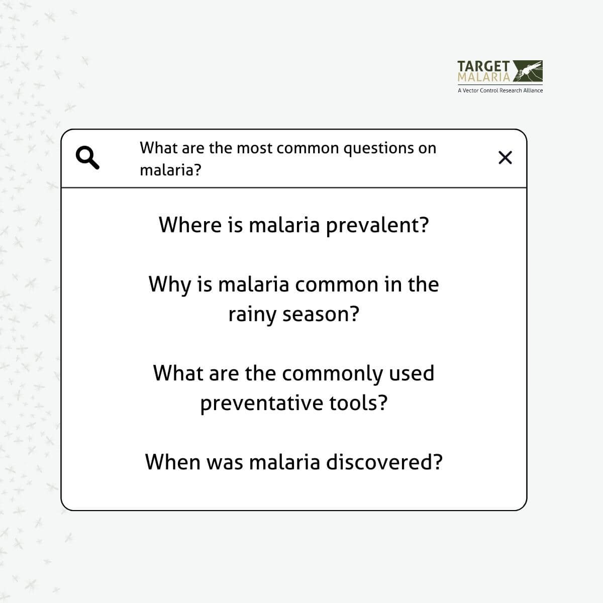 Common Questions About Malaria Common Questions About Malaria