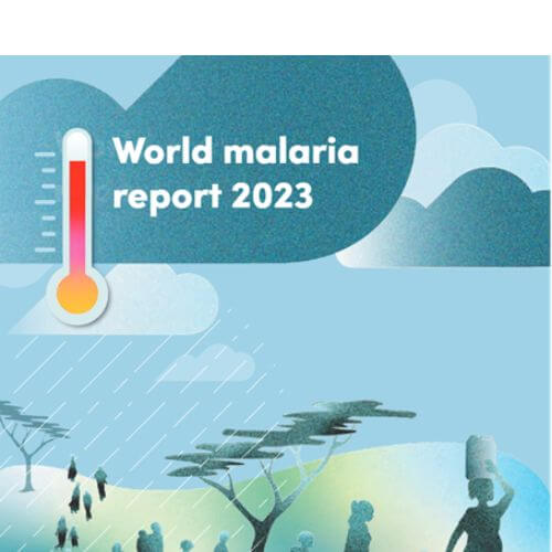 Front Cover of the World Malaria Report 2023