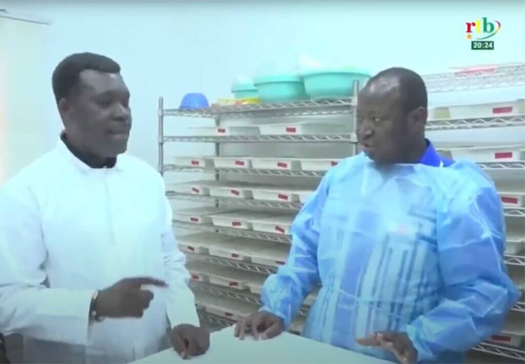 Prof. Abdoulaye Diabaté et Ministre de l'Enseignement supérieur, de la Recherche et de l'Innovation