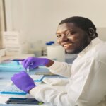 Lamin Jadama, research technician, Target Malaria UK