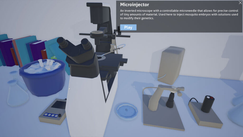 Le module Microinjection of Target Malaria: The Game!