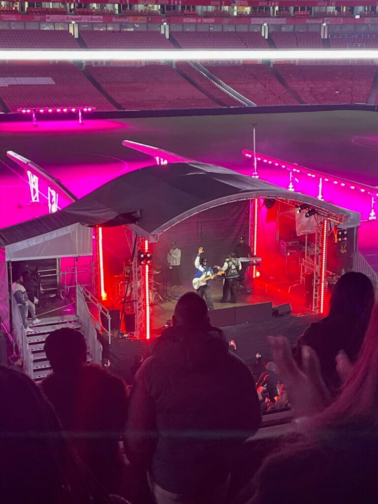 The Compozers performing at the 10,000 Milestone Celebration.