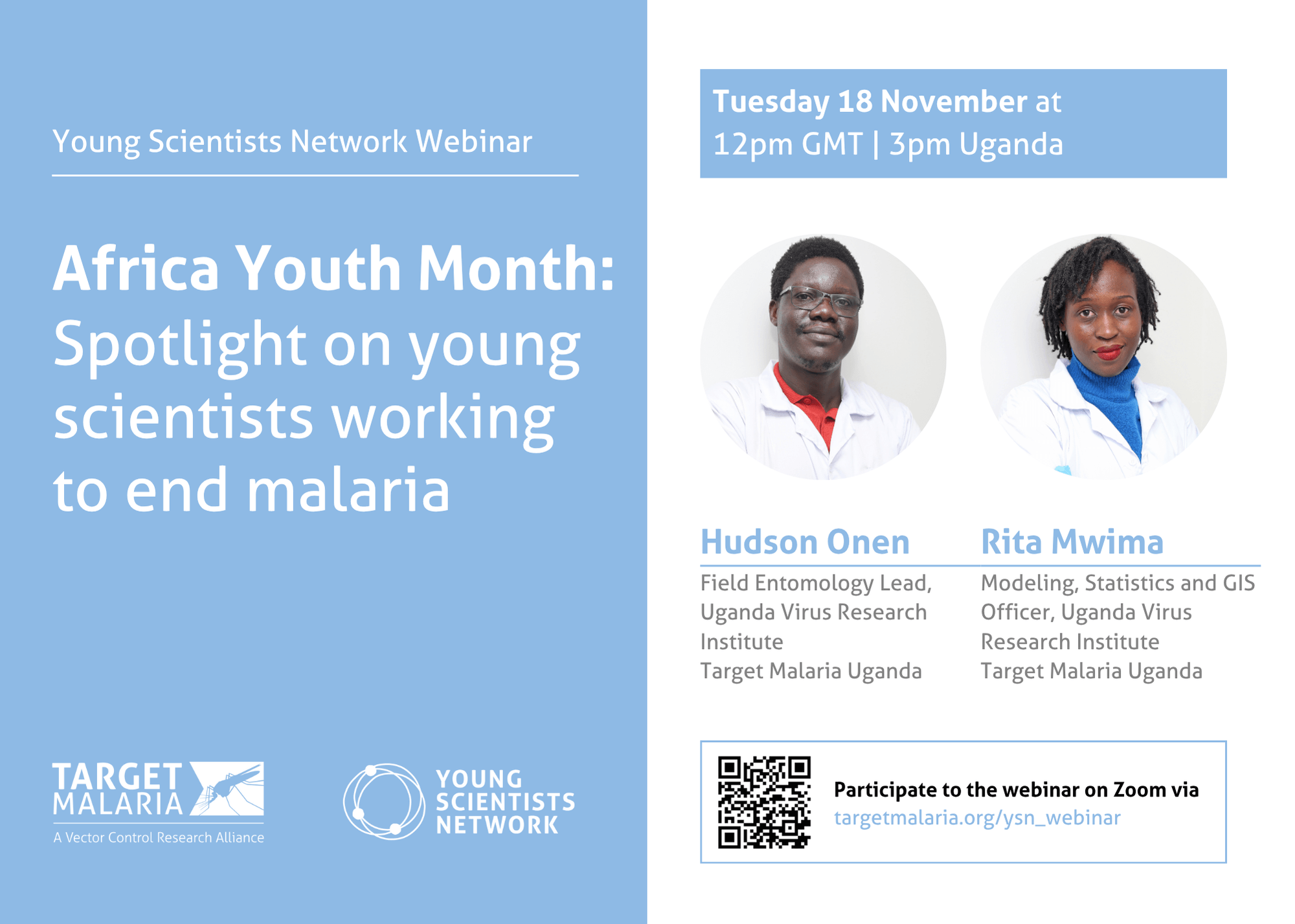 Webinar Invitation for Africa Youth Month Young Scientist Network